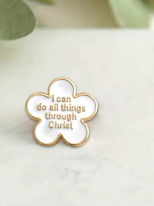 Pin Badge - I Can Do All Things Through Christ - Image 2